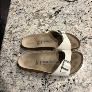 Birkenstock Women's white sandals